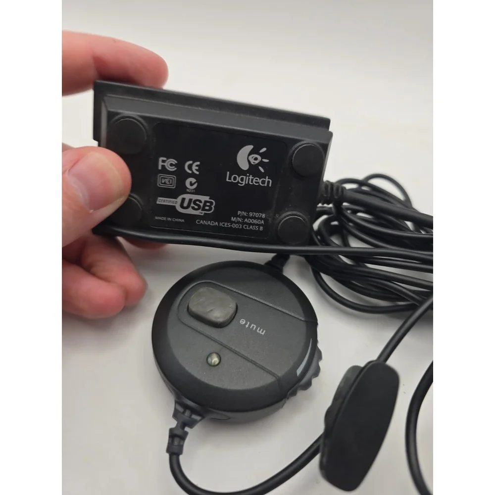 Playstation 2 O.E.M. Sony Chat Headset Flexible Mic & Adj. Earpiece Untested
